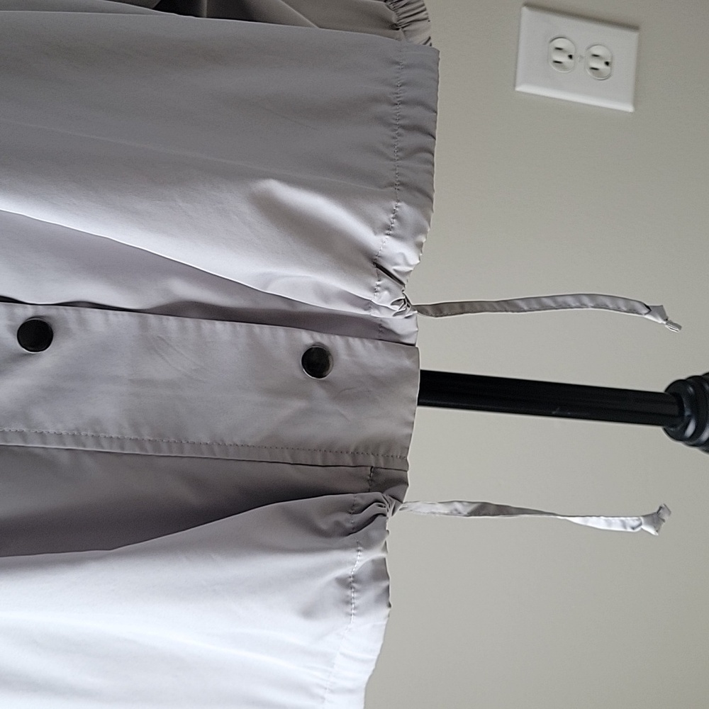 Pure Jill by J. Jill Zip Up Womens Light Jacket With Hood and Pockets Small Gray - Picture 6 of 14